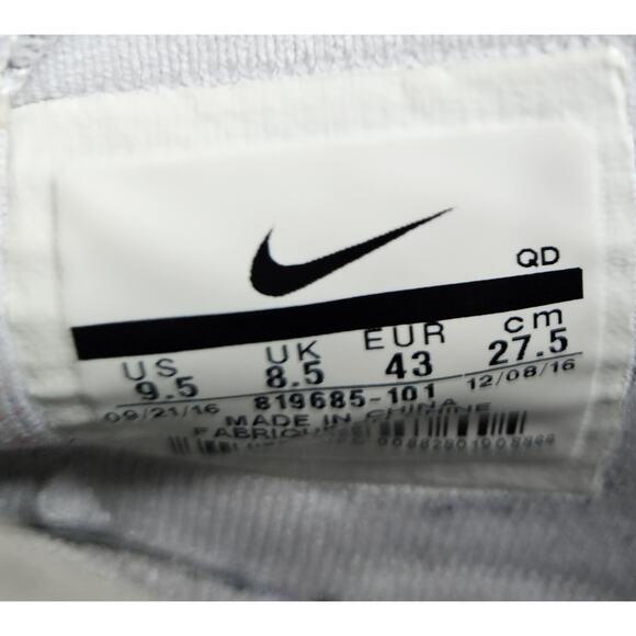 NIKE Air Huarache Run Ultra Men's 9.5 Running Shoes Sneakers White 819685-101 - Picture 4 of 9